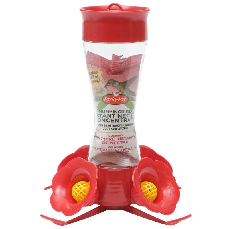 Woodstream Glass Hanging Hummingbird Feeder