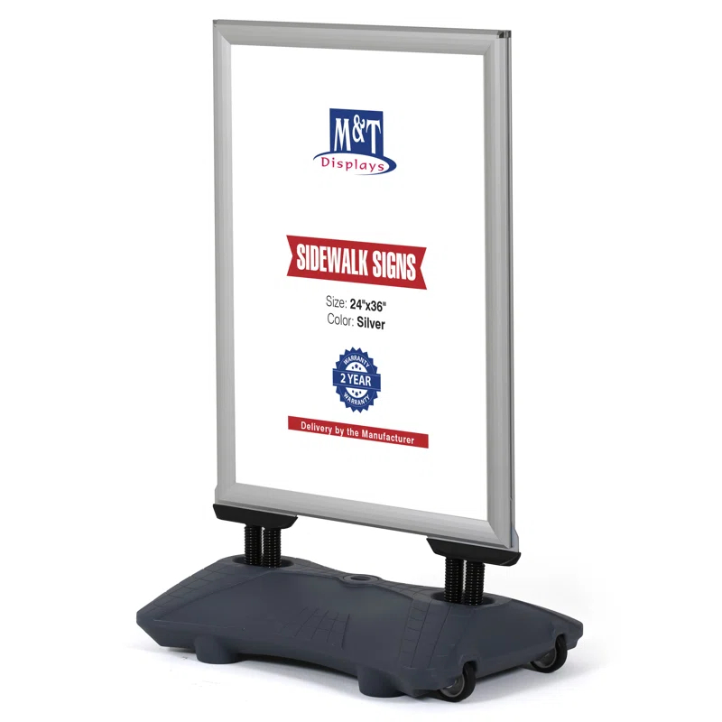 MT Displays Pavement Sidewalk Sign Holder