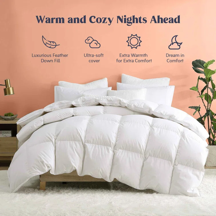 Peace Nest Heavyweight Feather & Down Fiber Duvet Insert