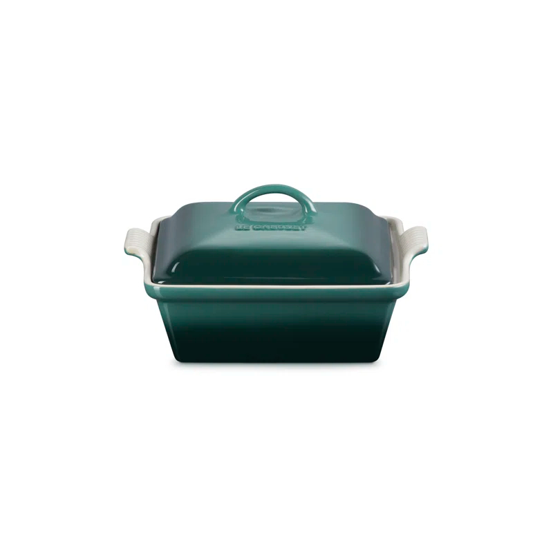 Le Creuset Le Creuset Stoneware Heritage Covered Square Casserole, 2.5 Qt. (9")