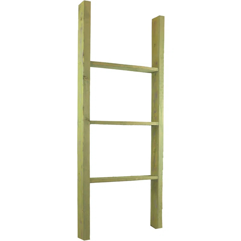 Ekena Millwork Vintage Farmhouse Rung Decorative Ladder