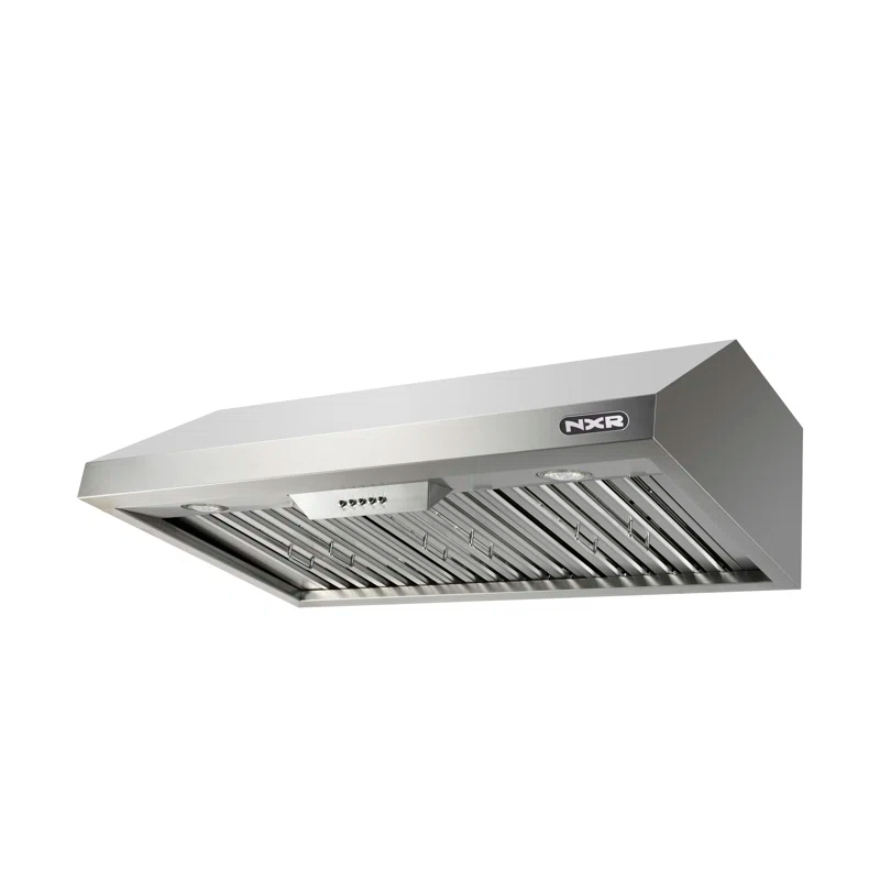 NXR Professional Ranges 30" Stainless Steel 800 CFM Under Cabinet Range Hood with Baffle Filter