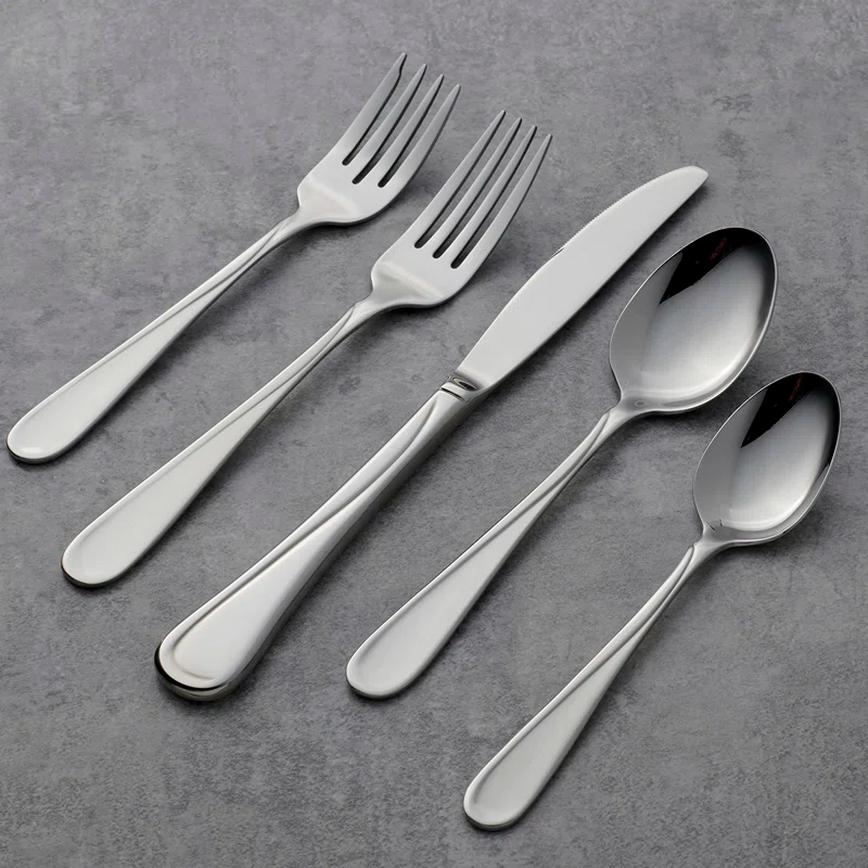 Oneida Oneida Flight 45 Piece Everyday Flatware Set, Service For 8