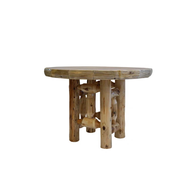 Fireside Lodge Cedar Round 42" Dining Table in Standard Finish