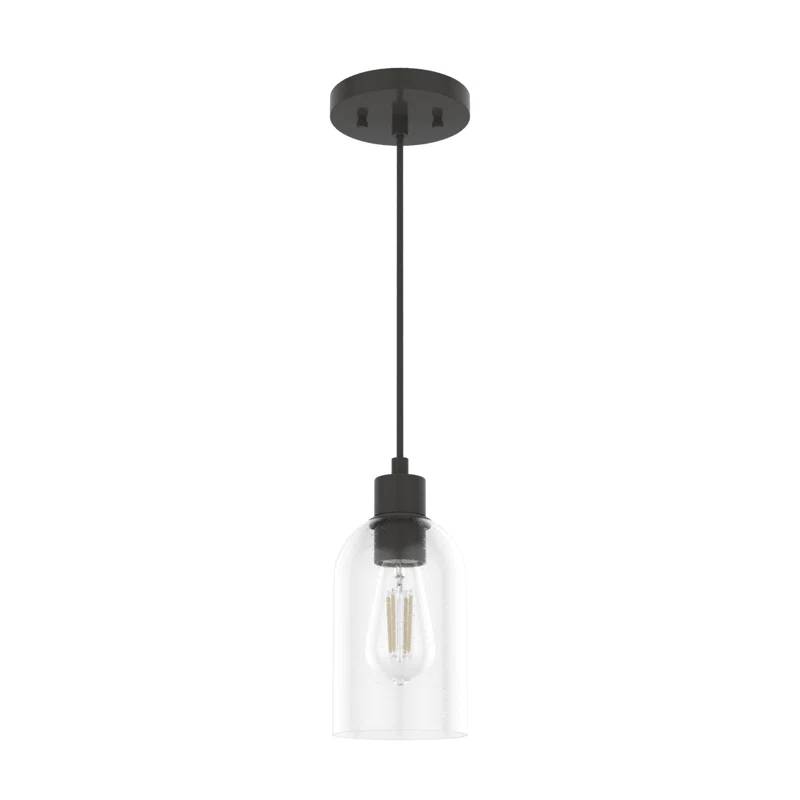 Lochemeade 1 - Light Single Cylinder Pendant