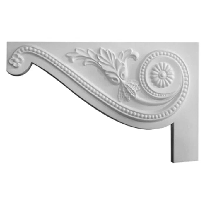Ekena Millwork Large Pearl Stair Bracket, Left