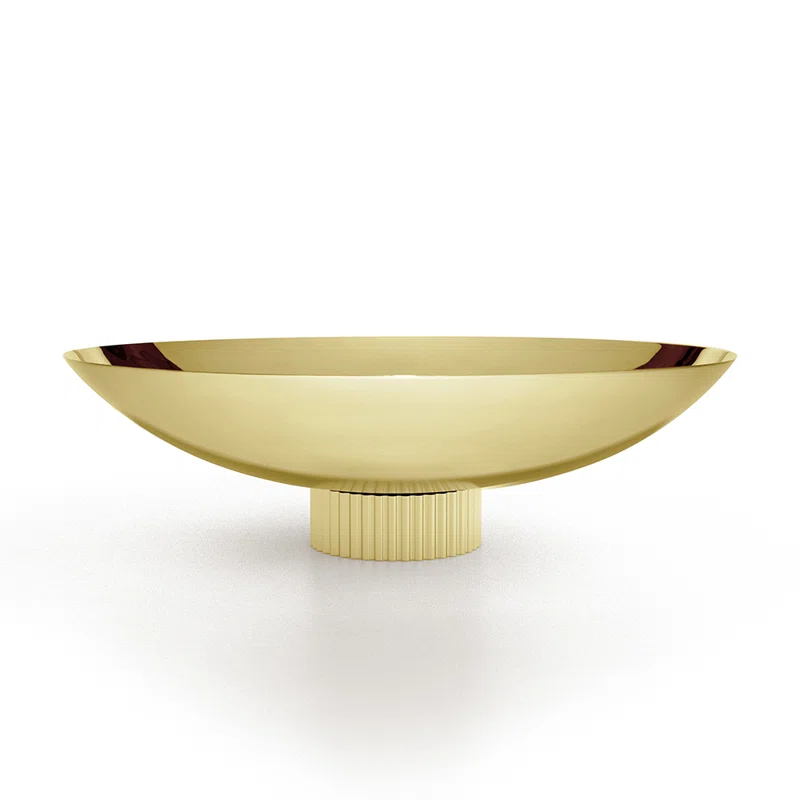 ANNA New York ANNA New York Striations Stainless Steel Fruit Bowl