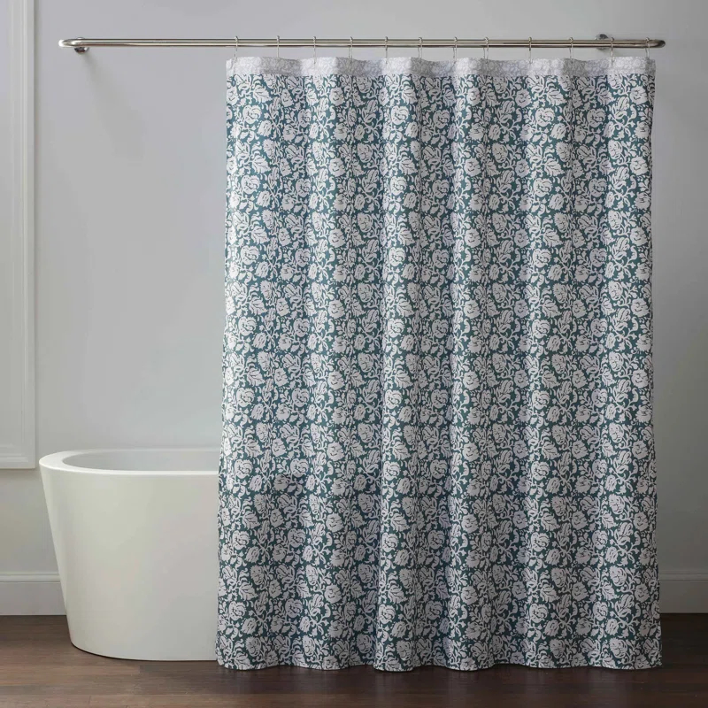 Martex Martex Arcadia Grove 72x72 Steel Shower Curtain