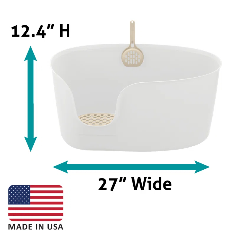 High Wall Cat Litter Box XL Wide