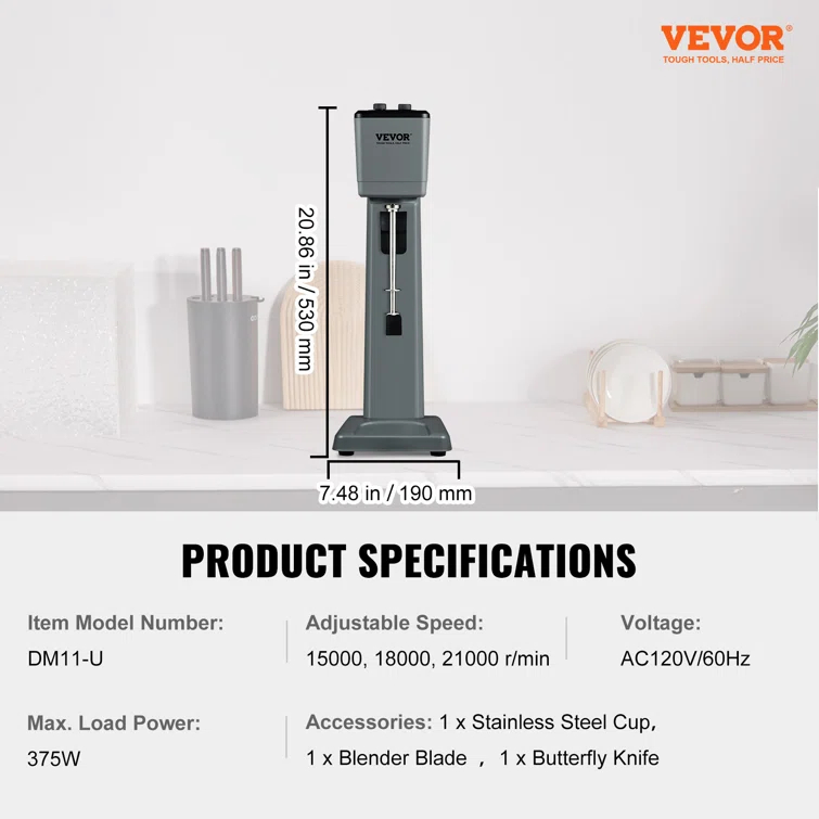 VEVOR VEVOR 3 Speed Frozen Drink Maker