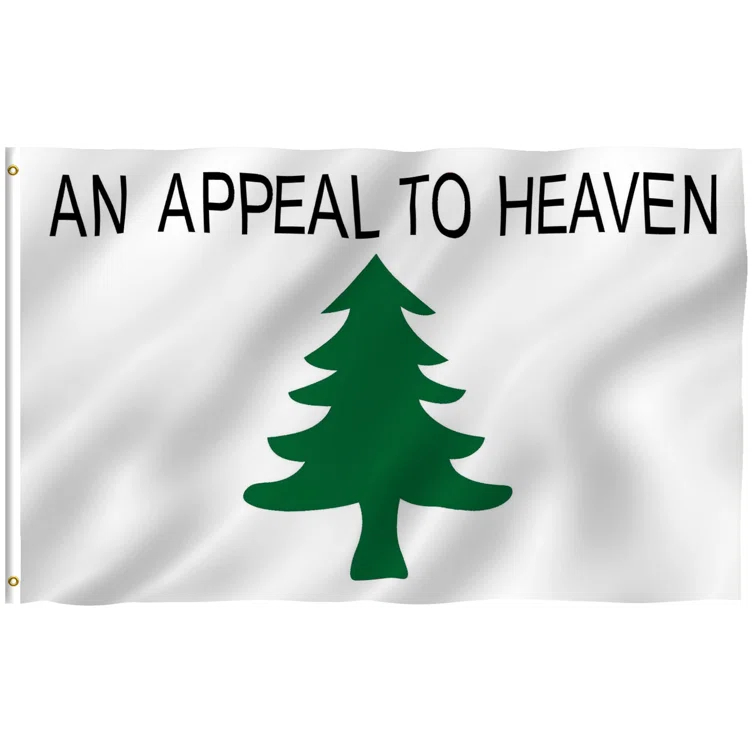 ANLEY Anley An Appeal To Heaven Flag Polyester 36 x 60 in. House Flag - Pine Tree Flags