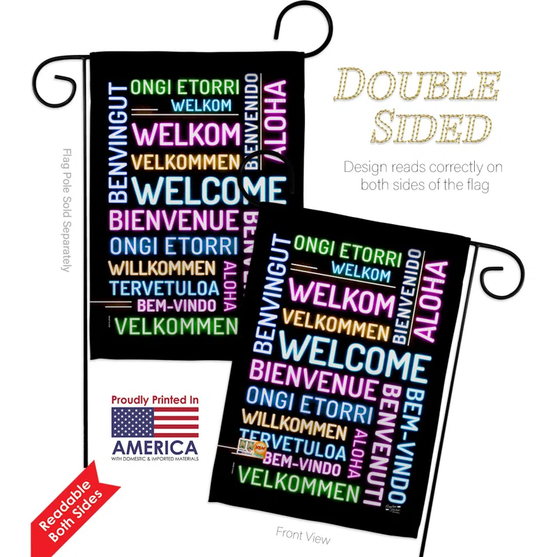 Angeleno Heritage Double Sided 222'' H x 156'' W Polyester Garden Flag