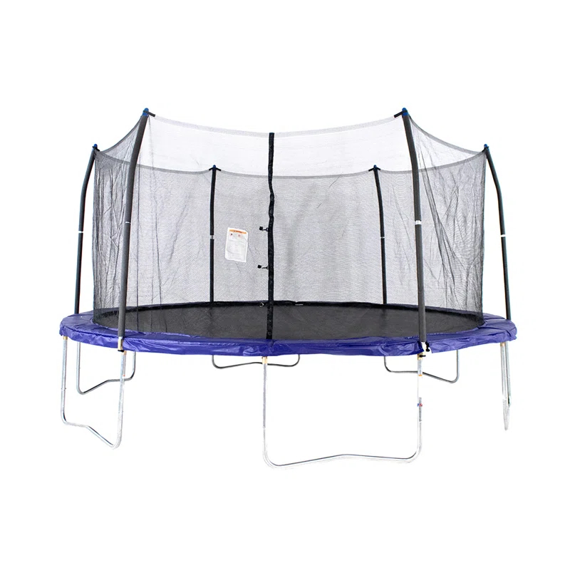 Skywalker Trampolines Skywalker Trampolines 16 Round Trampoline With Enclosure  Blue