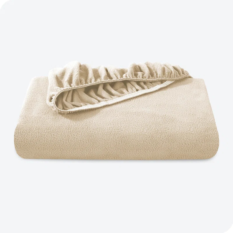 Bare Home Micro Fleece Super Soft Fitted Sheet