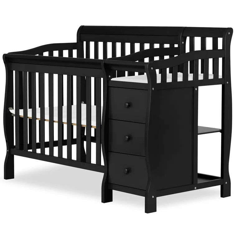 Dream On Me Jayden 4-in-1 Mini Convertible Crib and Changer