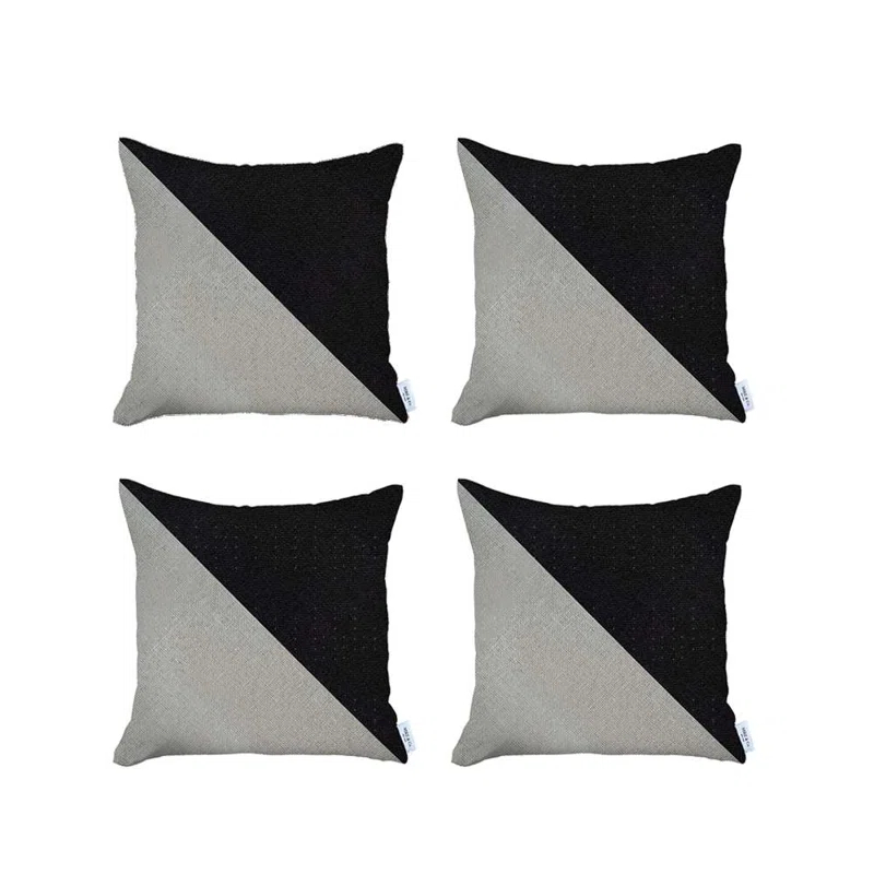 Mike&Co. New York Reversible Pillow Cover (Set of 4)