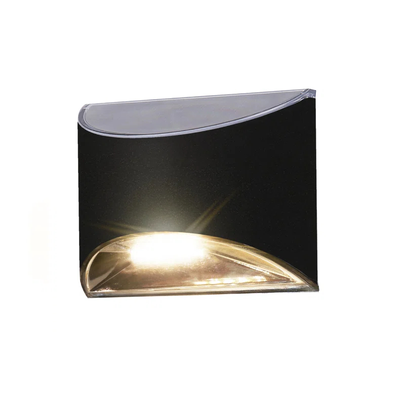 Classy Caps Stainless Steel Solar Powered Integrated LED Metal Deck Light