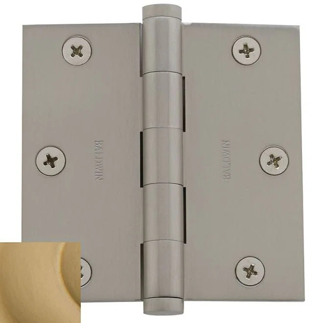 Baldwin 3.5" H x 3.5" W Butt Bearing Single Door Hinge