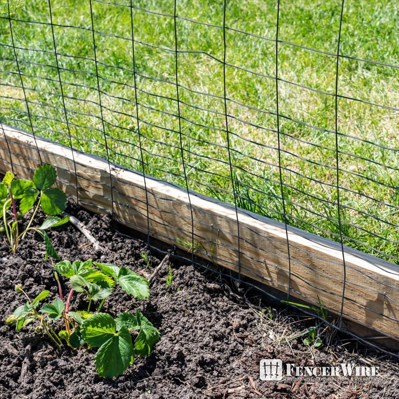 Fencer Wire Fencer Wire Vinyl Coated 16 Gauge Rabbit Guard Fence, Poultry Outdoor Fencing Barrier Wire Roll