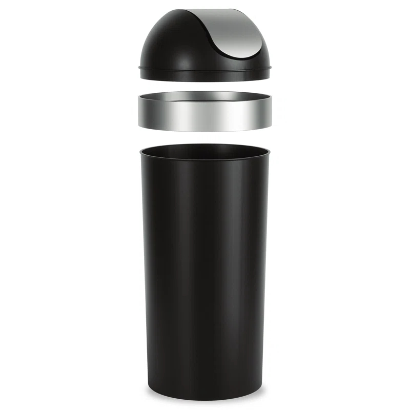 Venti Plastic Swing Top Trash Can - 16 Gallons