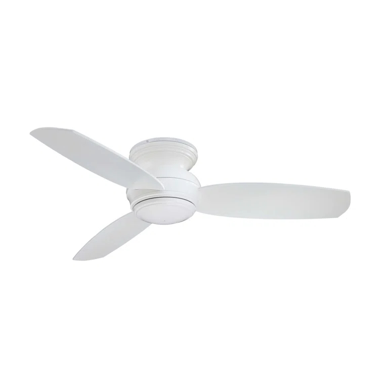 Minka Aire 44" Concept II 3 - Blade Outdoor LED Propeller Ceiling Fan with Wall Control and Light Kit Included