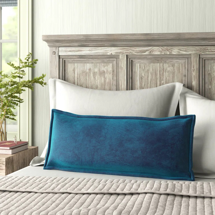 Montague Cotton Lumbar Throw Pillow