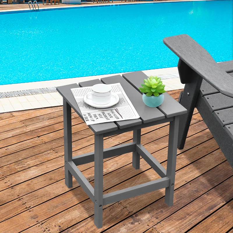 Costway Costway Solid Wood End Table