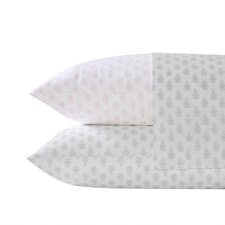 Laura Ashley Laura Ashley Printed Cotton Percale Sheet Set