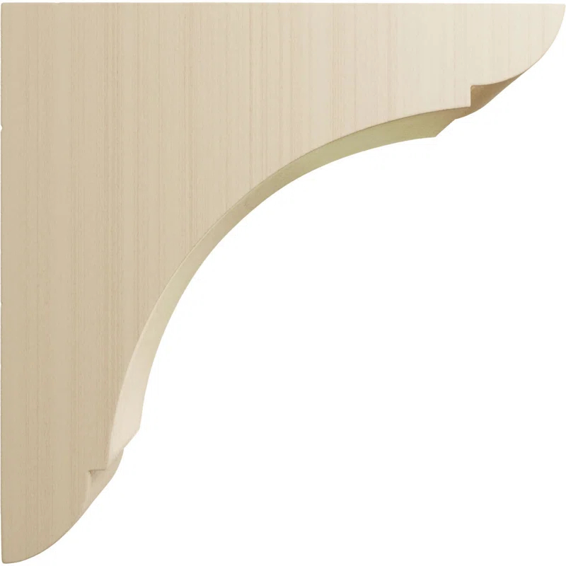 Ekena Millwork Olympic 6'' H x 1.75'' W x 6'' D Solid Wood Standard Bracket