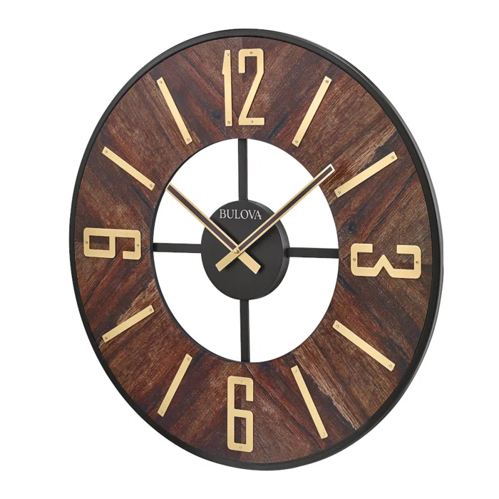 Bulova Wood Wall Clock