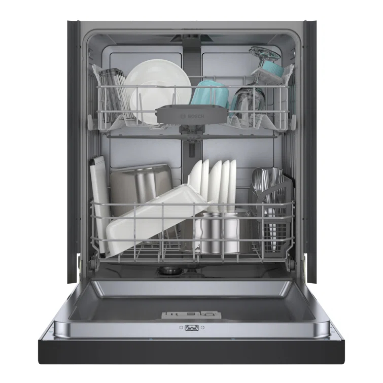 Bosch 800 Series 24" Front Control Built-In Dishwasher with Hybrid Tub & Reviews | Wayfair