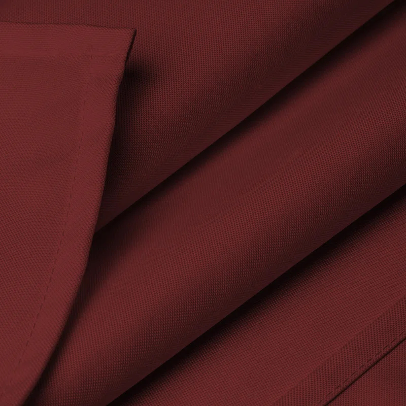 Lann's Linens Solid Color Polyester Fitted Rectangular Tablecloth