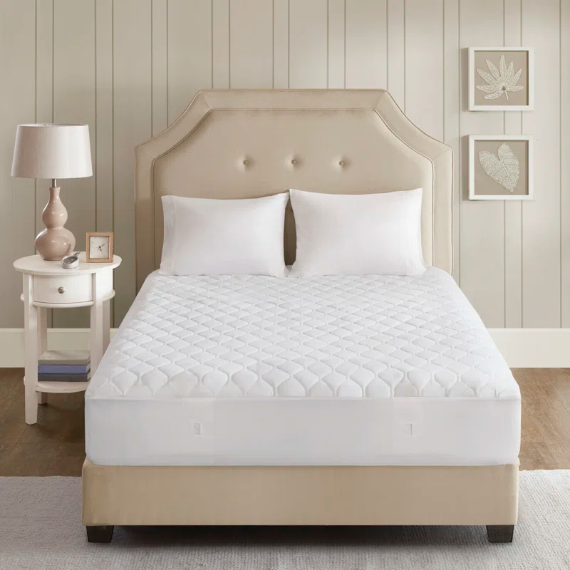 Beautyrest Beautyrest Heated Microfiber Mattress Pad with 3M Scotchgard