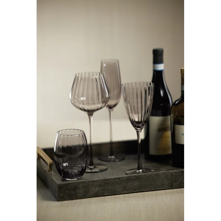 Malden Optic Stemless All-Purpose Glasses, Set of 4 (Set of 4)