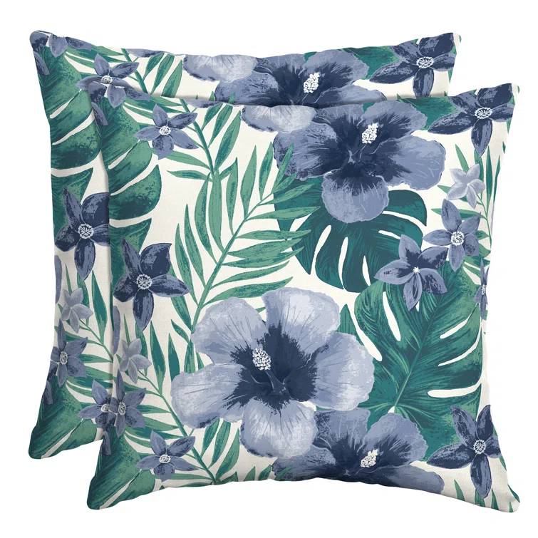 ARDEN ARDEN Salome Outdoor Floral Throw Pillow (Set of 2)