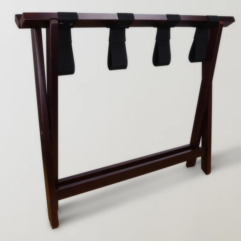 ROTSEN FURNITURE LLC. Heavy Duty Solid Wood Extra Wide Luggage Rack
