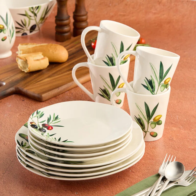 Certified International Olivia Set of 4 Salad Plate 9in