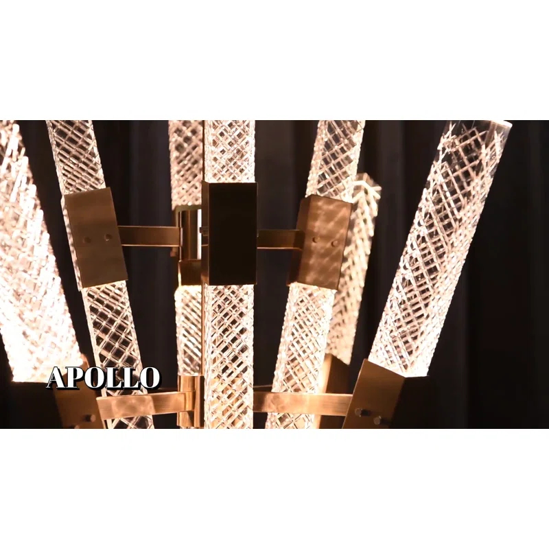 Allegri by Kalco Lighting Apollo 72'' True Brass LED Column Floor Lamp