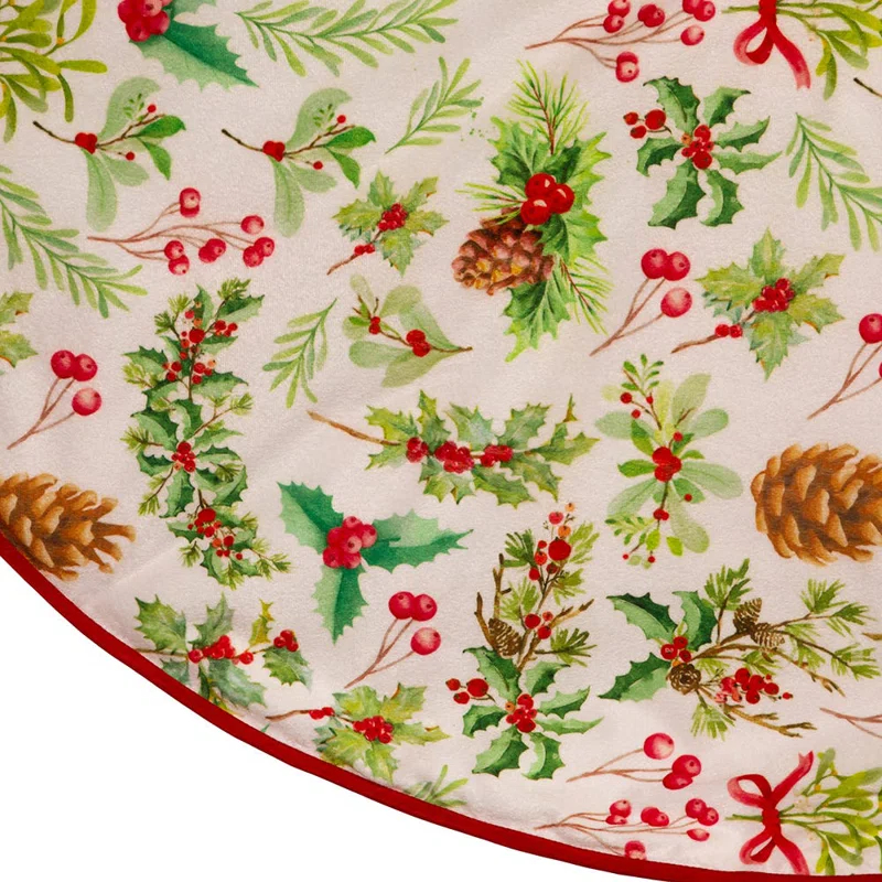 Kurt Adler Polyester Christmas Tree Skirt