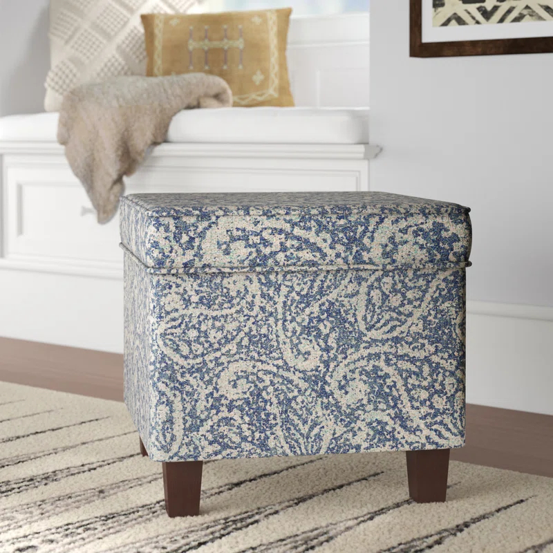 Sand & Stable™ Asha 17.5" Square Storage Ottoman
