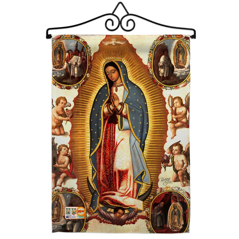 Breeze Decor Double Sided 18.5'' H x 13'' W Burlap Easter Garden Flag