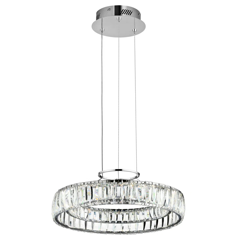 Salime Dimmable LED Wagon Wheel Chandelier