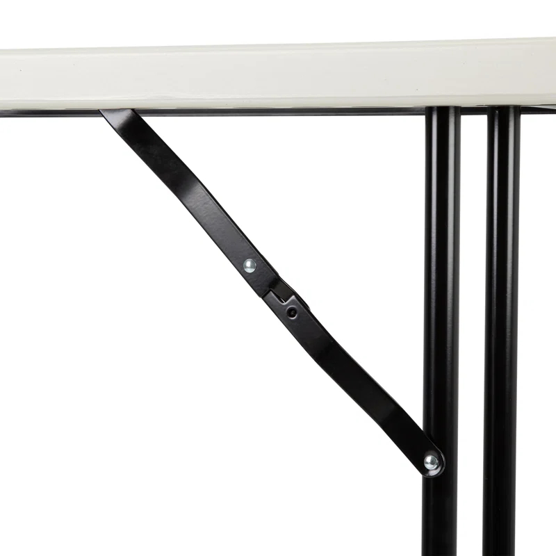 Rectangular Blow-Molded Plastic Folding Training Seminar Table
