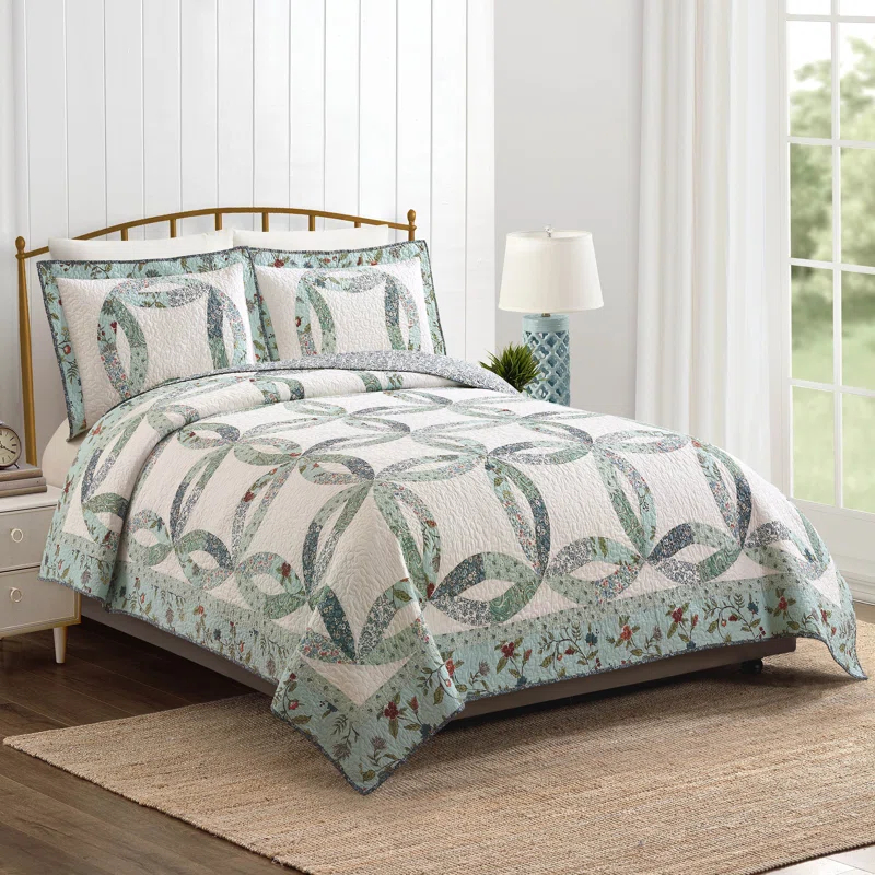 Modern Heirloom Felicity Wedding Ring Quilt Set