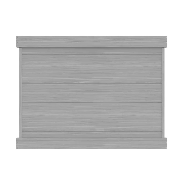 Barrette Outdoor Living Horizontal Fence Driftwood Vinyl Privacy Panel Kit