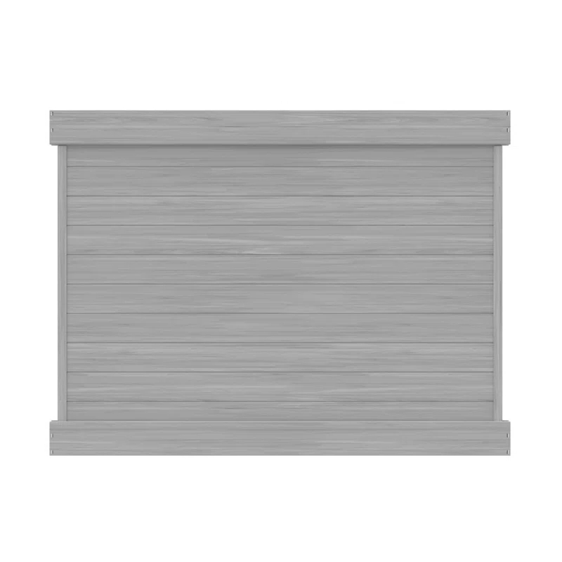 Barrette Outdoor Living Horizontal Fence Driftwood Vinyl Privacy Panel Kit