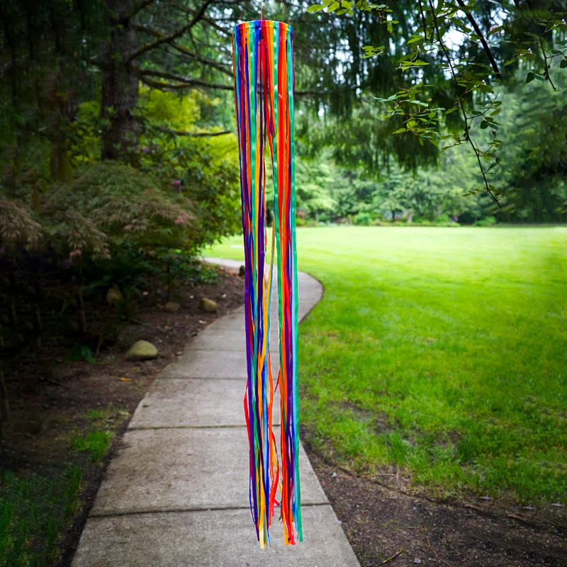 Breeze Decor Rainbow Ribbon Windsock