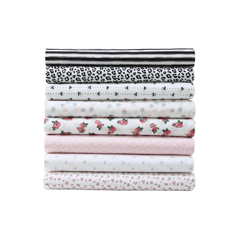 Betsey Johnson Betsey Johnson Printed Cotton Percale Cotton Sheet Sets