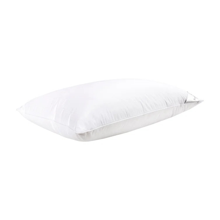 King Size White Down and Feather Soft Pillow