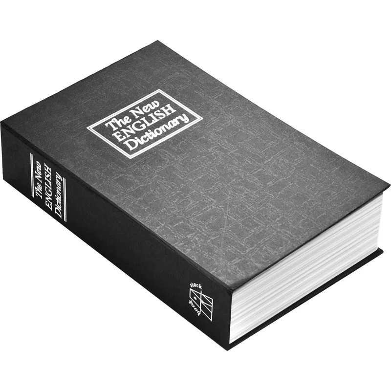Barska DICTIONARY BOOK LOCK BOX WITH KEY BLACK